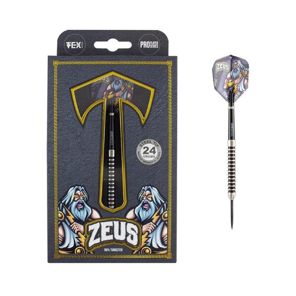 TEX 24g Zeus 90% Tungsten Throwing Darts Barrel/Shaft w/TEX Grip Sporting Game