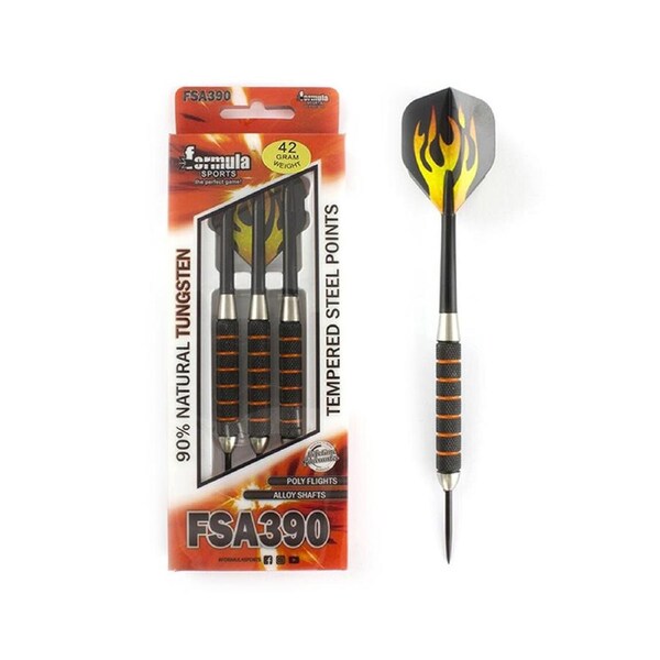 Formula Sports 42g FSA390 Heavy 90% Tungsten Dart Barrel w/Holographic Flights