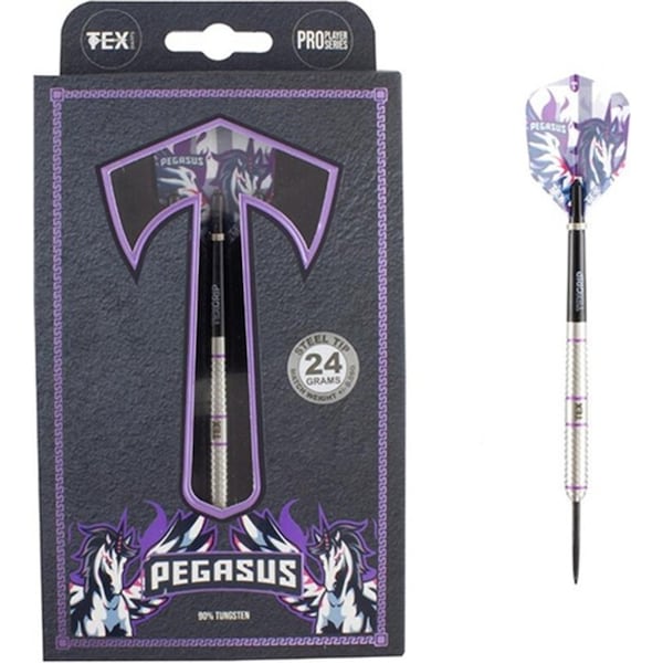 TEX 24g Pegasus 90% Tungsten Throw Darts Barrel/Shaft w/TEX Grip Sporting Game