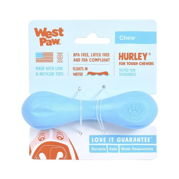 Hurley Fetch Toy for Tough Dogs - Large - Blue