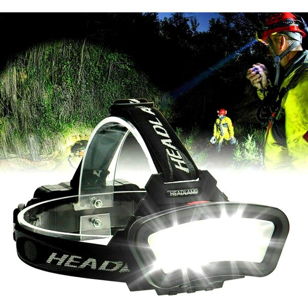 Head Torch LED Headlight COB Camping Headlamp USB Rechargeable Flashlight Lamp
