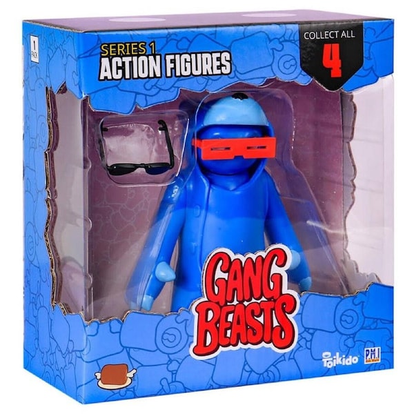 Gang Beasts 1 Pack 1 Figure Ages 6+ New Toy Video Game Play