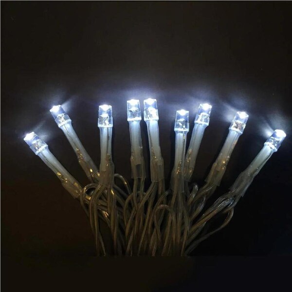 COOL WHITE 30 Led Christmas Battery Fairy Lights