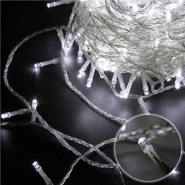 COOL WHITE 400 LED Fairy Lights Battery Operated