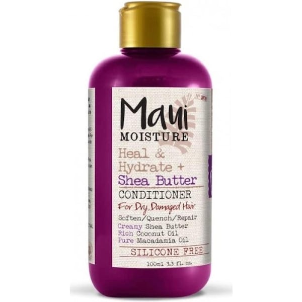 Maui Moisture Heal and Hydrate + Shea Butter Conditioner 100ml for Dry Damaged Hair