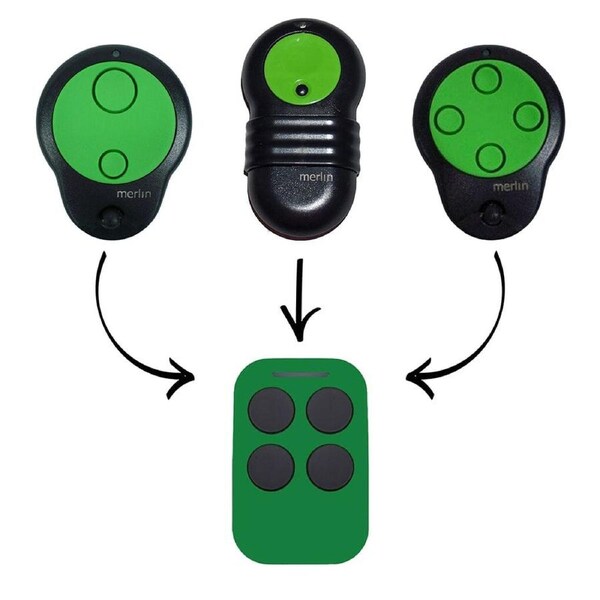 Remote Compatible with Auto Openers AO842 Merlin M842 - M844