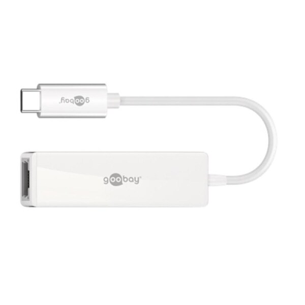 Goobay USB-C RJ45 adapt (8P2C) white