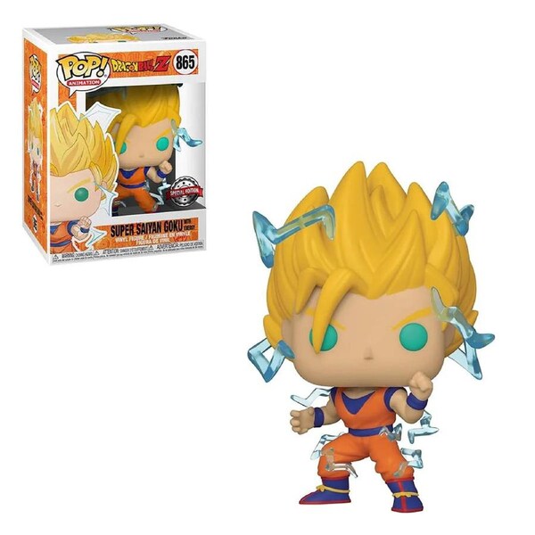 Funko POP Animation Dragonball Z Super Saiyan Goku With Energy #865 Vinyl Figure
