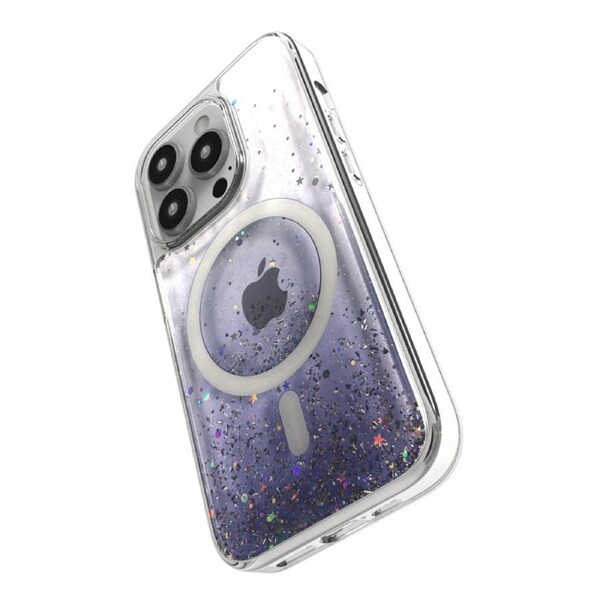 Bryten Starburst MagSafe Mobile Case Protection For iPhone 15 Pro Max Purple