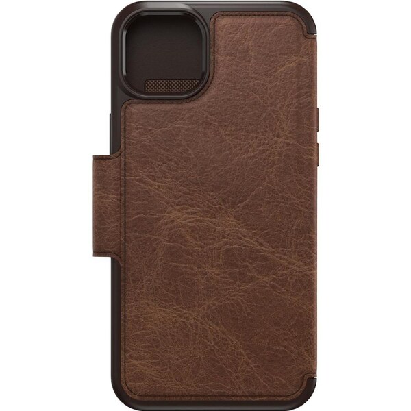 Otterbox Strada Folio MagSafe Phone Case Protection For iPhone 15 Plus Espresso