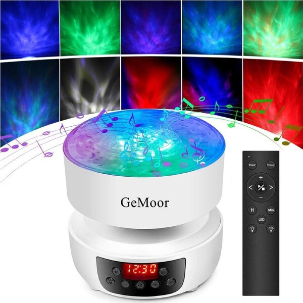 Universe Projection Lamp Night Light for Kids Ocean Wave Projector with Remote Control/Timer/Music Player