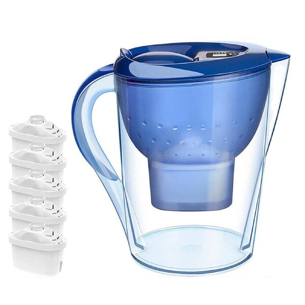 Water Filter Jug And 5 For MAXTRA And Filter Refill Cartridge - XL