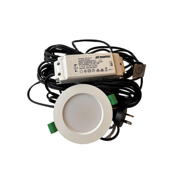 Martec TLPD34510WDEXT - Prime Tricolour Downlight White With 10M Lead