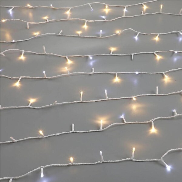 400 WARM WHITE to White Flicker Led Connectable Fairy Lights