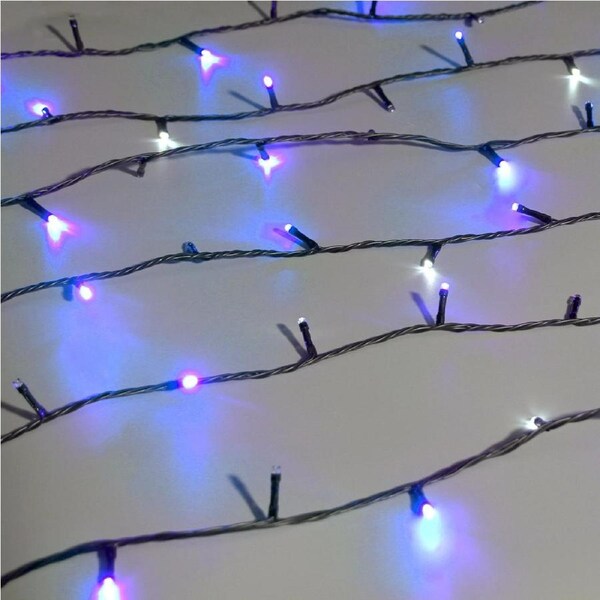 400 BLUE to WHITE Flicker Led Connectable Fairy Lights