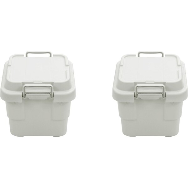 2x Boxsweden 30L/40x39cm Tote Box Storage Container Organiser w/Handles Assorted