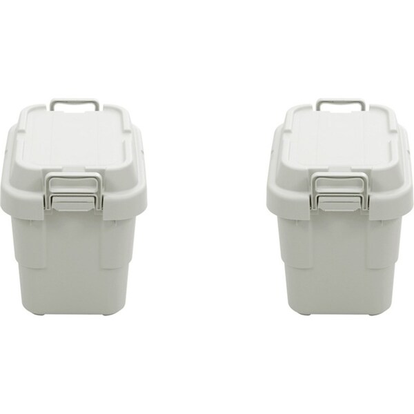 2x Boxsweden 22L/39x36cm Tote Box Storage Container Organiser w/Handles Assorted