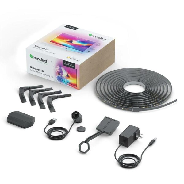 Nanoleaf 4D Screen Mirror & Lightstrip Camera Kit 5.2m For 85" TVs & Monitors