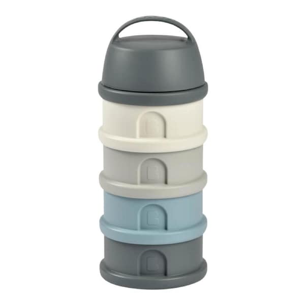 Beaba Formula & Snacks Container - Mineral Grey/Blue