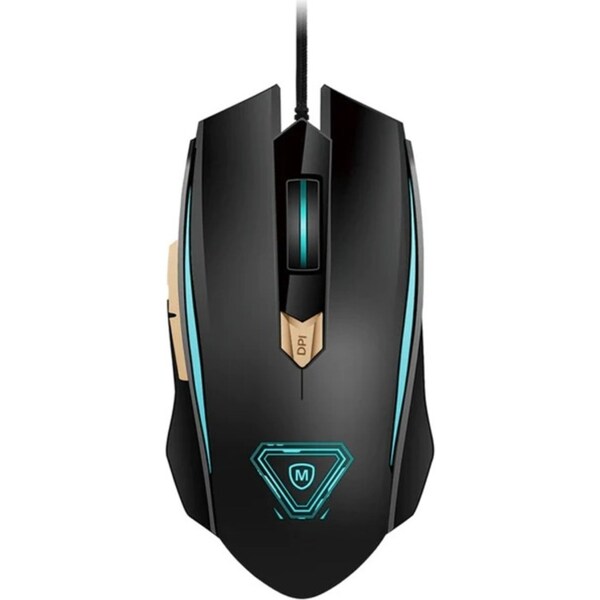 USB Wired Gaming Mouse Optical Ergonomic RGB Mouse w/ Adjustable DPI