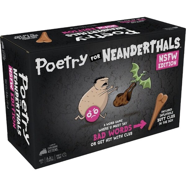 Exploding Kittens Poetry For Neanderthals NSFW Edition Party Game ...