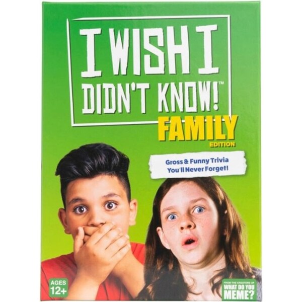 What Do You Meme I Wish I Didn't Know! Family Edition Trivia Card Game 12y+