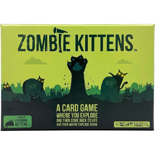 Exploding Kittens Zombie Kittens Party Family Card Game Kids/Children 7y+