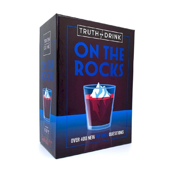 Cut Games Truth or Drink On the Rocks Card Game Drinking Party Fun Family 21y+