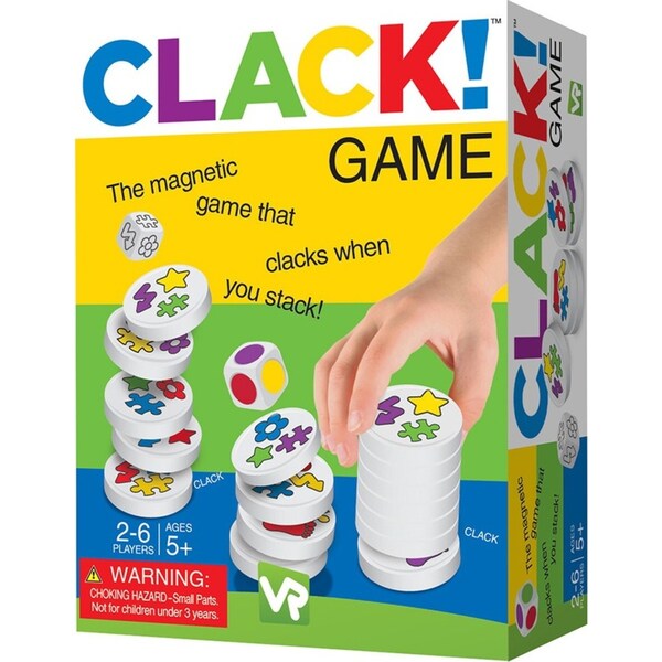 Amigo Clack 36 Magnetic Building Fun Stacking Game Kids/Family 5y+ Multicolor