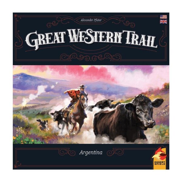 Eggertspiele Great Western Trail Cowboy Strategy Fun Board Game Argentina 12y+