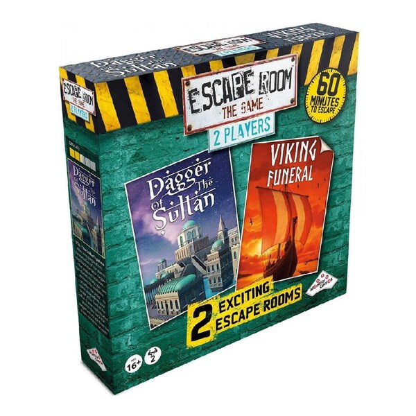 Escape Room The Game 2 Players Dagger Of The Sultan & Viking Funeral Combo 16y+