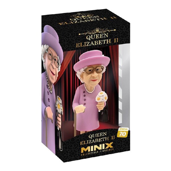 Minix Queen Elizabeth II 12cm Figurine Vinyl Figure Collectible Display Toy
