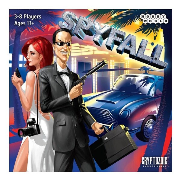 Cryptozoic Spyfall Party Card Game Family Fun Play 3-8 Players Teens Play 13y+