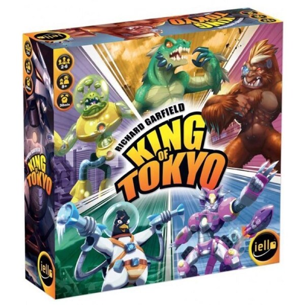 Iello King of Tokyo 2nd Edition Strategy Family Board Game Play Kids 8y+