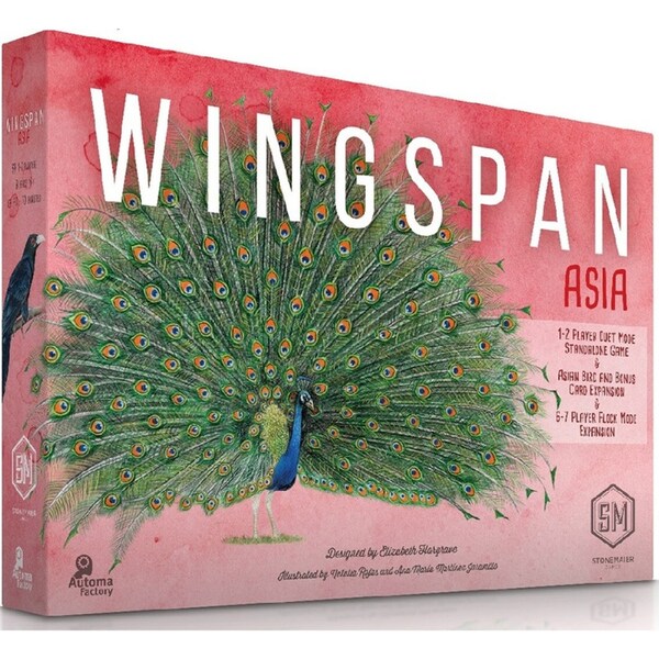 Stonemaier Games Wingspan Asia Expansion Tabletop Family Fun Board Game 10y+