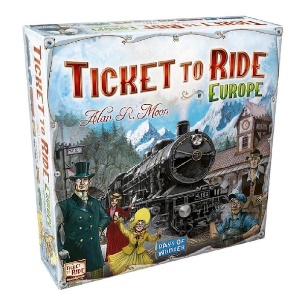 Days of Wonder Ticket to Ride Train Europe Adventure Board Game Kids/Family 8y+