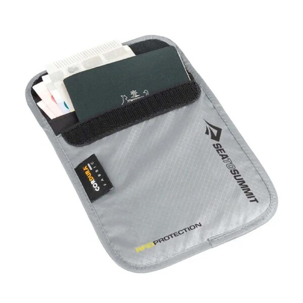 Sea to Summit Neck Pouch with RFID - High Rise Grey