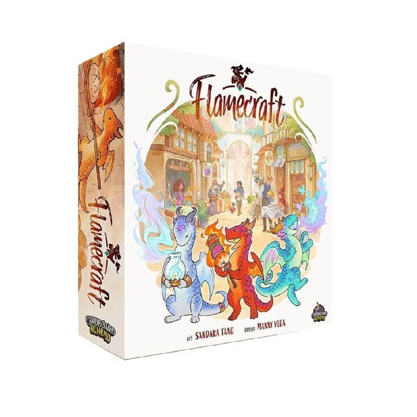 Lucky Duck Games Flamecraft Tabletop Board Game 1-5 Players Kids/Family 10y+