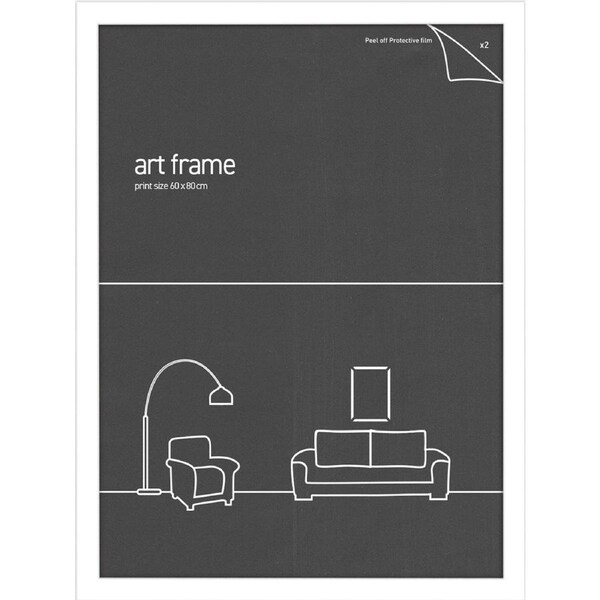 60x80 Frame White