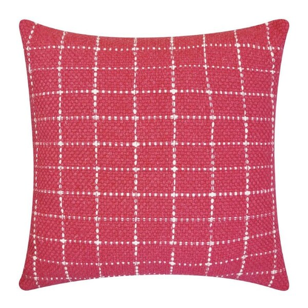 J.Elliot Home Tahlia 50x50cm Cushion Pillow Square Sofa Decor Dusty Red & Cream