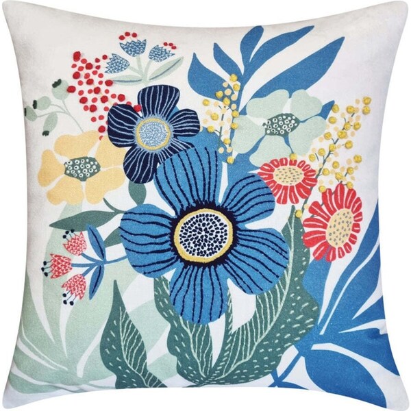 J.Elliot Home Annie 50x50cm Cushion Pillow Square Sofa/Room Decor Cream Multi