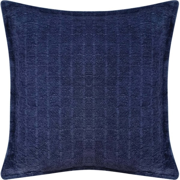 J.Elliot Home Gemma 50x50cm Cushion Pillow Square Lounge/Room Sofa Decor Navy