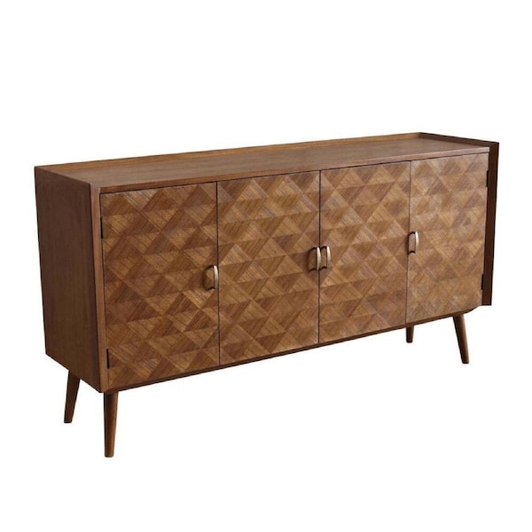 J.Elliot Home Tasmin 4-Door Buffet 170x90cm Wood Sideboard Furniture Natural