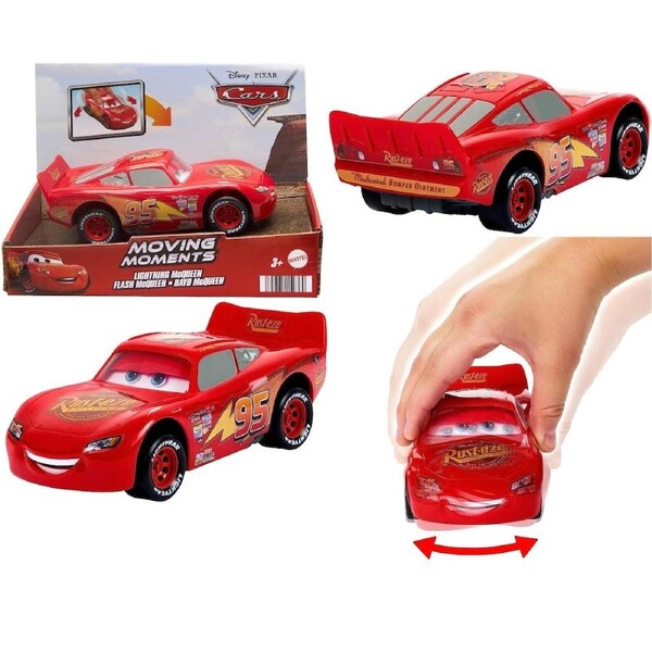 Disney Pixar- Lightning Mcqueen-Cars Toy Car with Moving Eyes Mouth Fun