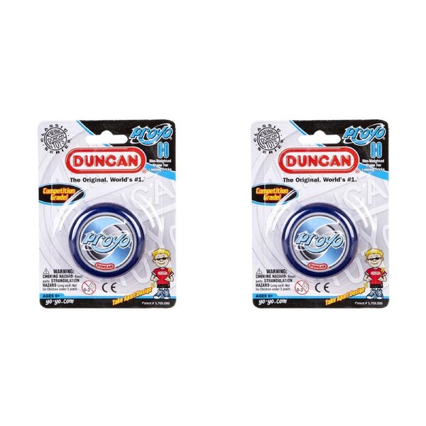 2x Duncan Yo Yo Beginner ProYo Kids/Children Round Classic Fun Toy 6y+ Assorted