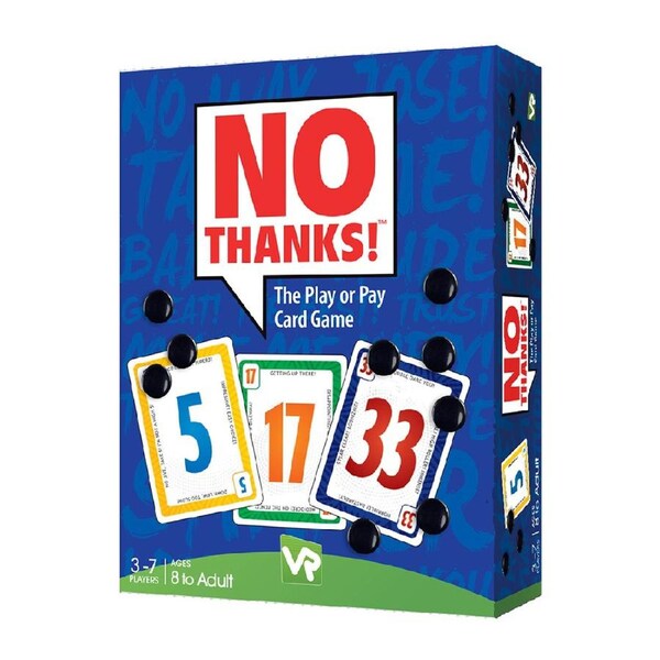 Amigo No Thanks 3-7 Player Fast Play Strategy Kids/Children Fun Card Game 8+