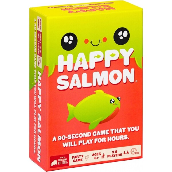 Exploding Kittens Happy Salmon 3-8 Players Kids/Children Family Fun Card Game 6+