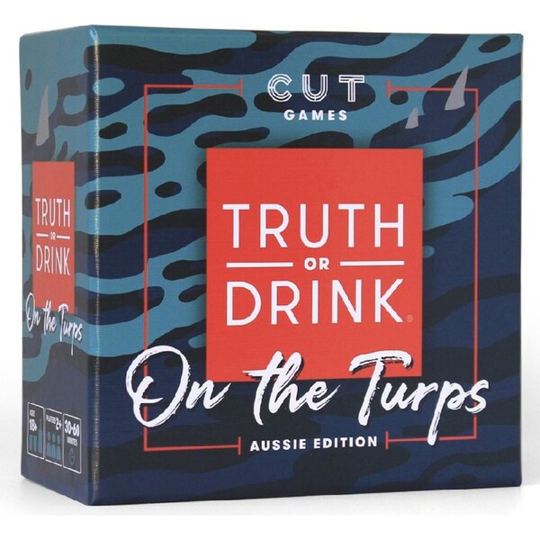 Cut Games Truth or Drink On The Turps Aussie Edition 2 Player Adult Card Game 18