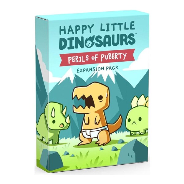 Tee Turtle Happy Little Dinosaurs Perils of Puberty Expansion Pack Card Game 8+