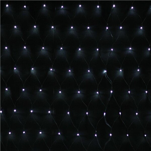 1600 COOL WHITE Led Snowing Net Light Waterfall Effect